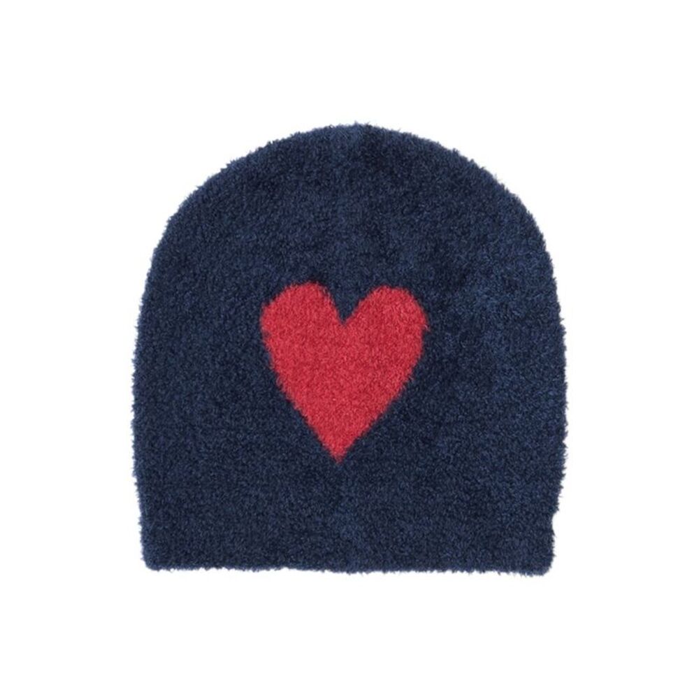 Barefoot Dreams Girls  Baby Heart Beanie, Blue